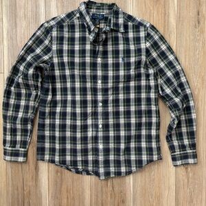 POLO RALPH LAUREN Shirt Boys XL (18-20) Button Down Plaid Long Sleeve preppy